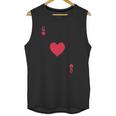 Queen Of Hearts Playing Card Easy Halloween Costume Unisex Tank Top