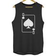 Queen Of Spades Playing Card Unisex Tank Top