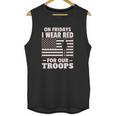 Red Fridays Military Supporter Unisex Tank Top