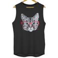 Red Glasses Cat Funny Belcher Kitty Cute Humor Fun Unisex Tank Top