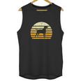 Redbone Coonhound Dog Silhouette Vintage Retro Unisex Tank Top