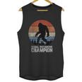 Retro Bigfoot Bigfoot Social Distancing Champ Unisex Tank Top