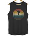 Retro Vintage Sunset Jiu Jitsu Silhouette Cute Funny Gift Unisex Tank Top