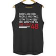 Roses Are Red People Are Fake I Stay To Myself 48 Unisex Tank Top