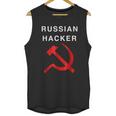 Russian Hacker Hammer And Sickle Funny Unisex Tank Top