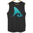 Shark Fin Ocean Wave Unisex Tank Top