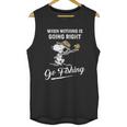 Snoopy Go Fishing Unisex Tank Top