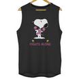 Snoopy No One Fights Alone Breast Cancer Awareness Shirt Unisex Tank Top