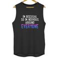 Im So Im Nervous Around Everyone Bi Pride Humor Unisex Tank Top