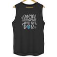 Social Distancing With My Dogs Unisex Tank Top