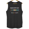 Space Graphic Back In My Day We Had Nine Planets Unisex Tank Top