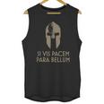 Spartan Helm Latin Motto Si Vis Pacem Para Bellum T-Shirt Unisex Tank Top