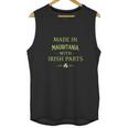 St Patricks Day Shamrock Made In Mauritania With Irish Parts Country Love Proud Nationality Unisex Tank Top