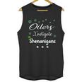 St Patricks Day Shamrock Oilers Instigate Shenanigans Funny Saying Job Title Unisex Tank Top