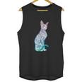 Stay Weird Pastel Goth Sphynx Cat Tattoo Kitten Unisex Tank Top