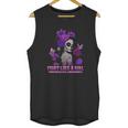 Sugar Skull Fight Like A Girl Fibromyalgia Awareness Shirt Unisex Tank Top