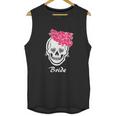 Sugar Skull Halloween Wedding Day Of The Dead Bride Graphic Design Printed Casual Daily Basic Unisex Tank Top