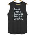 Supernatural Cast Unisex Tank Top