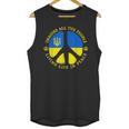 Support Ukraine Imagine All People Living Life In Peace Unisex Tank Top