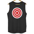 Target Funny Printed On The Back Bulls Eye Gift Unisex Tank Top