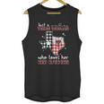 Texas Tech Red Raiders Woman Checkered Pattern State Map Unisex Tank Top