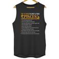 Top 10 Signs To Spot A True Pisces Unisex Tank Top