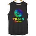 Trainspotter Design Trainspotting With Photo Camera Funny Gift Graphic Design Printed Casual Daily Basic Unisex Tank Top