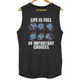 Types Of Baseball Pitches Life Choices Pitcher Player Gift Unisex Tank Top