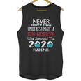 Never Underestimate Who Survived The Pandemic Bin Worker Unisex Tank Top