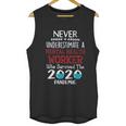 Never Underestimate Who Survived The Pandemic Mental Health Worker Unisex Tank Top