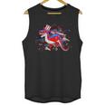 Usa Patriotic Presidential Dinosaur Unisex Tank Top