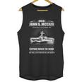 Uss John S Mccain Fortune Favors The Brave She Will Live Forever Our Hearts Unisex Tank Top