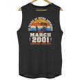 Vintage March 2001 21 Years Old Fishing Lover 21St Birthday Unisex Tank Top