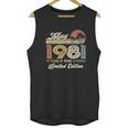 Vintage May 1981 41 Year Old 41Th Birthday Unisex Tank Top