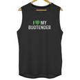 Weed Stoner I Love Heart My Budtender Cannabis Dispensary Unisex Tank Top