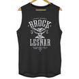 Wwe Brock Lesnar Stencil Type With Skull Unisex Tank Top