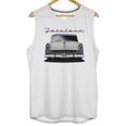 1956 Ford Fairlane Front Blue White Unisex Tank Top