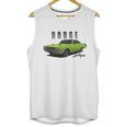 1972 Dodge Dart Swinger Green Unisex Tank Top