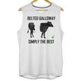 Belted Galloway Simply The Best Vintage Cow Gift Unisex Tank Top