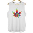 Cannabis Tie Dye Hippie Stoner Gift Unisex Tank Top