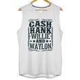 Cash Hank Willie And Waylon Country Girl Unisex Tank Top