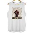 Communist Propaganda Socialist Fist Serve The People Unisex Tank Top