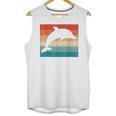 Dolphin Retro Vintage Unisex Tank Top