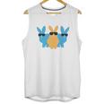 Easter For Men Hip Trio Bunnies Funny Graphic Hipster Easter Bunny Unisex Tank Top