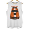 Ford Mustang Shelby Gt500 2020 2021 Twister Orange White Stripes Unisex Tank Top