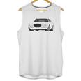 Ford Torino 1972 White Car Unisex Tank Top