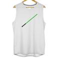 Green Light Saber T-Shirt Unisex Tank Top