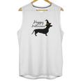 Happy Halloweenie Dachshund Wiener Dog Halloween Tee Unisex Tank Top