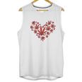 Heart Funny Valentines Day Cannabis 420 Pot Stoner Gift Unisex Tank Top