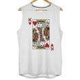 King Of Hearts Blackjack Cards Poker Unisex Tank Top